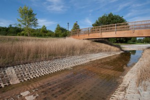 Articulated Concrete Blocks Control the Effects of Surging Stormwater 